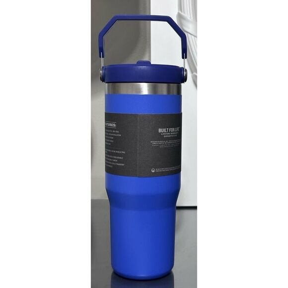 Stanley Ice Flow Flip Straw Tumbler 30oz, IRIS BLUE - Picture 2 of 4